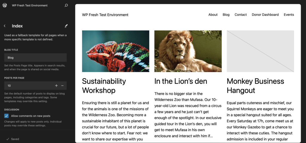 Blog Template