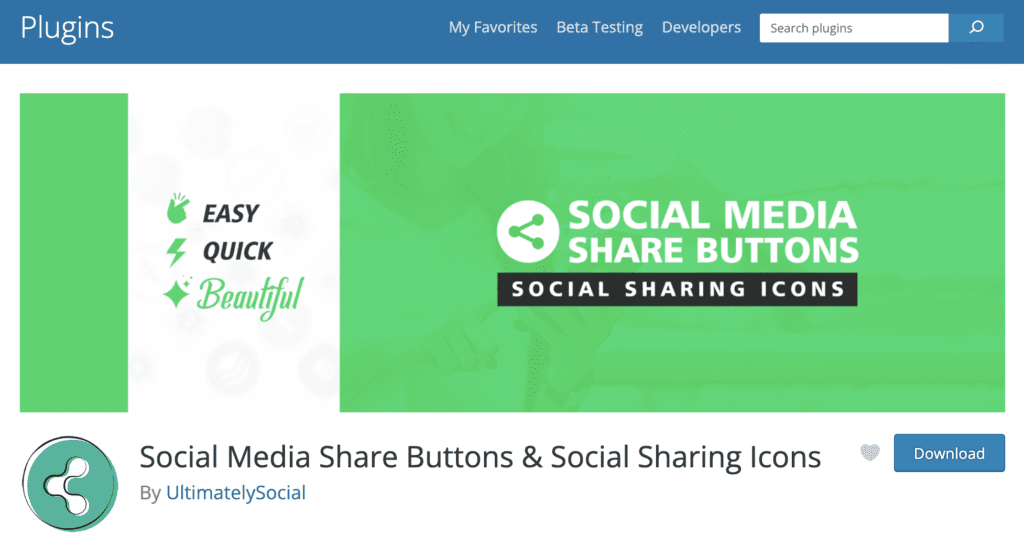 Social Media Share Buttons